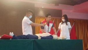 宁夏红十字会为中阿博览会志愿者开展救护培训